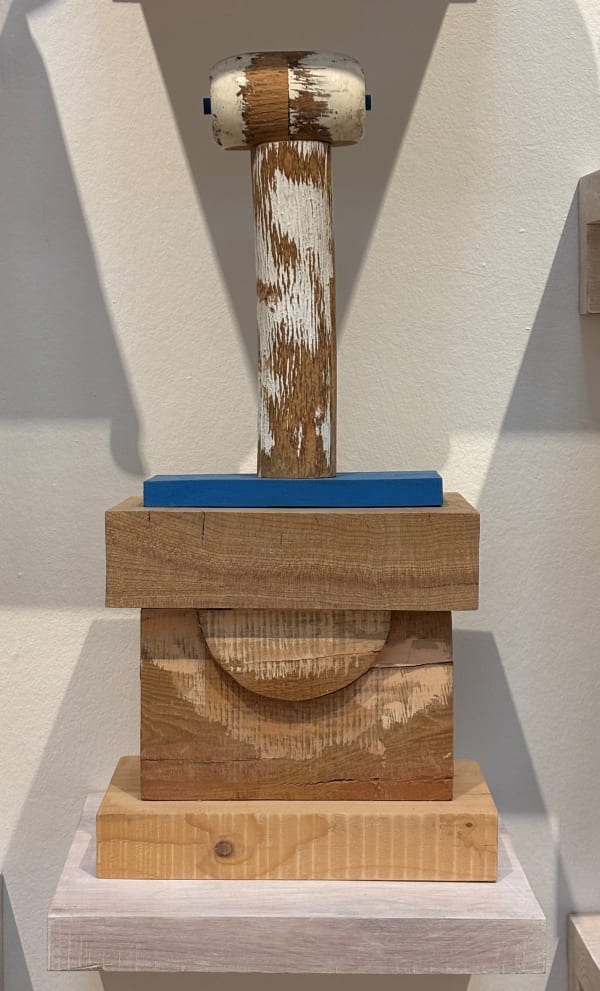 Doug Cocker RSA Little Monuments 12, 2025 Painted wood 30 x 50 x 29 cm