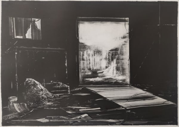 Nancy Eadington Workplace, 2024 Monotype 58 x 80 cm