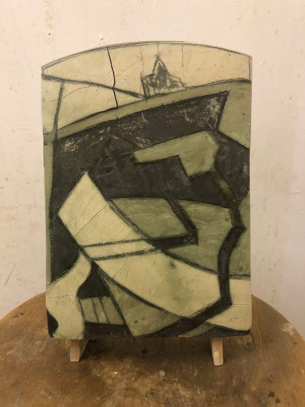 Frank Pottinger RSA, Untitled (Crackle Slab)