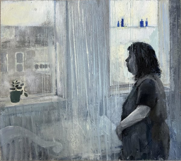 Catriona Platten Studio Sunlight, 2025 Oil on paper 28 x 31 cm