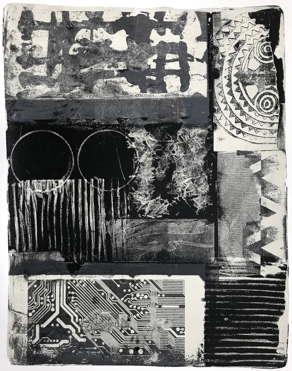 Alfons Bytautas RSA Untitled 2 (Fludd), 2025 Monotype 52 x 40 cm