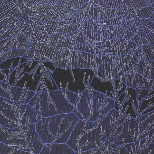 Sam Ainsley RSA Receding landscape; the beauty and density of life, 2008-09 Acrylic on canvas 101.5 x 101.5 cm