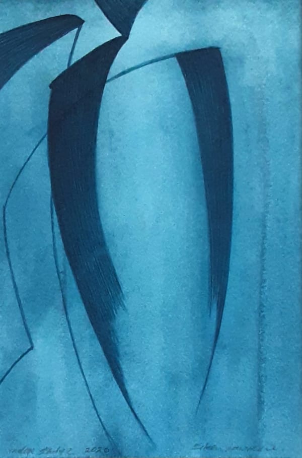 Eileen Lawrence RSA, Indigo Study 2