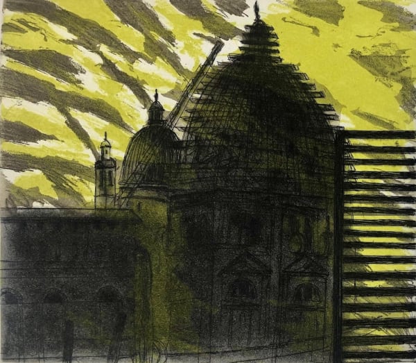 Elizabeth Blackadder RSA, Venice: Salute in a Thunderstorm, 2011