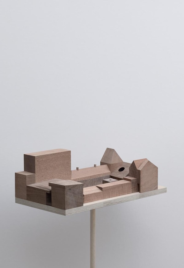 James Faulds and Tom Stark Gatehouse South, 2020 Walnut, sapele 15 x 29 cm