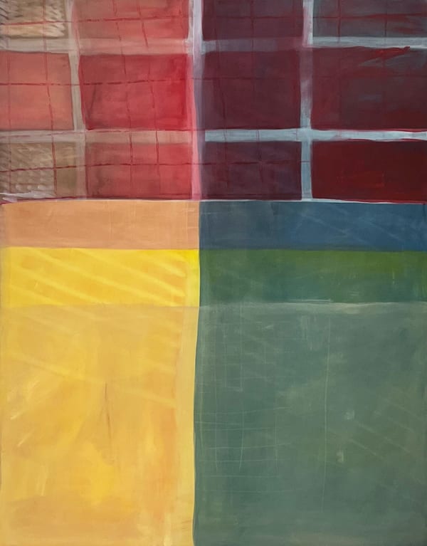 Dora Padfield Grid 5 Acrylic on canvas 200 x 180 cm