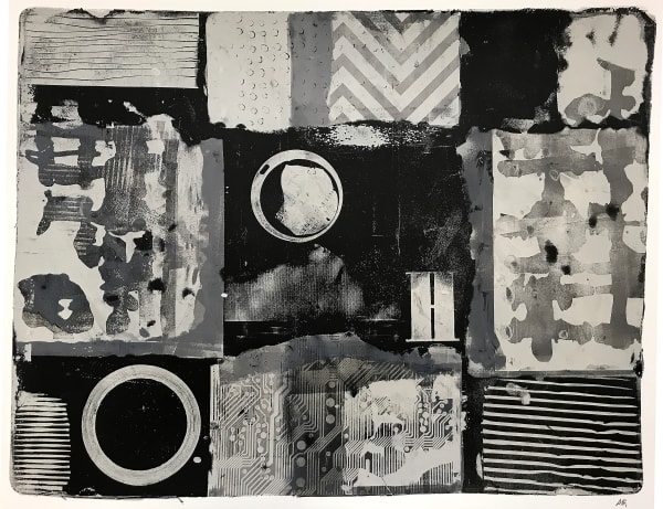 Alfons Bytautas RSA Untitled 3 (Fludd), 2025 Monotype 40 x 52 cm