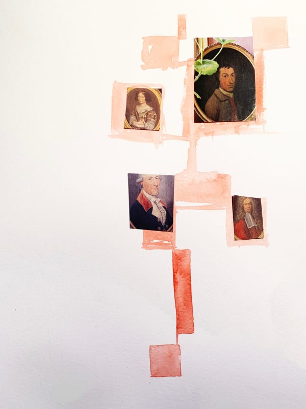 Gareth Fisher PRSA Untitled VI, from the series Regions of the Ideal, 2020 Collage on watercolour paper 32 x 24 cm