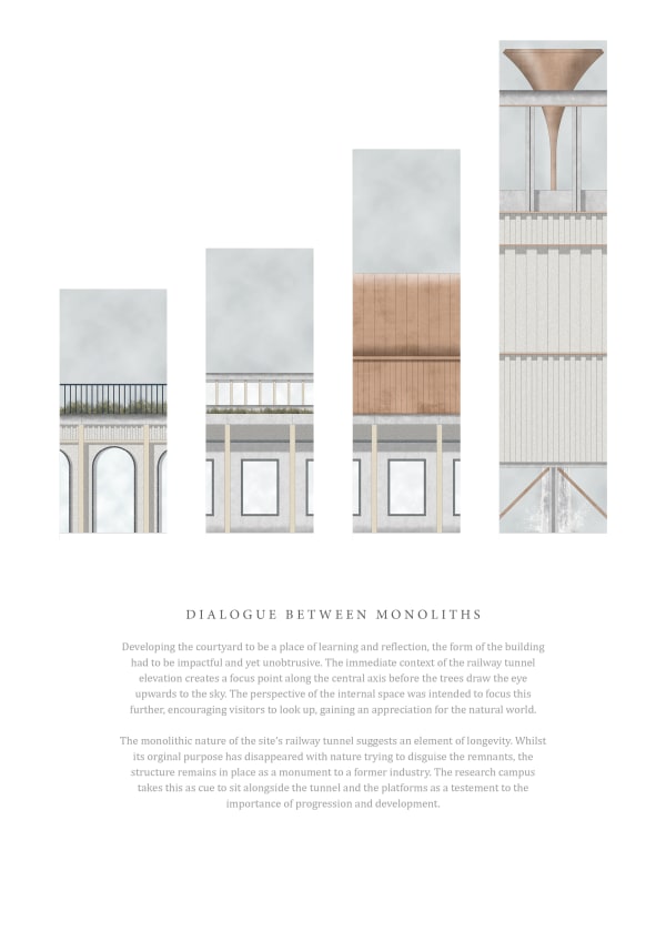 Alexandra Adams and Euan Campbell Dialogue Between Monoliths, 2020 Digital mixed media 30 x 21 cm