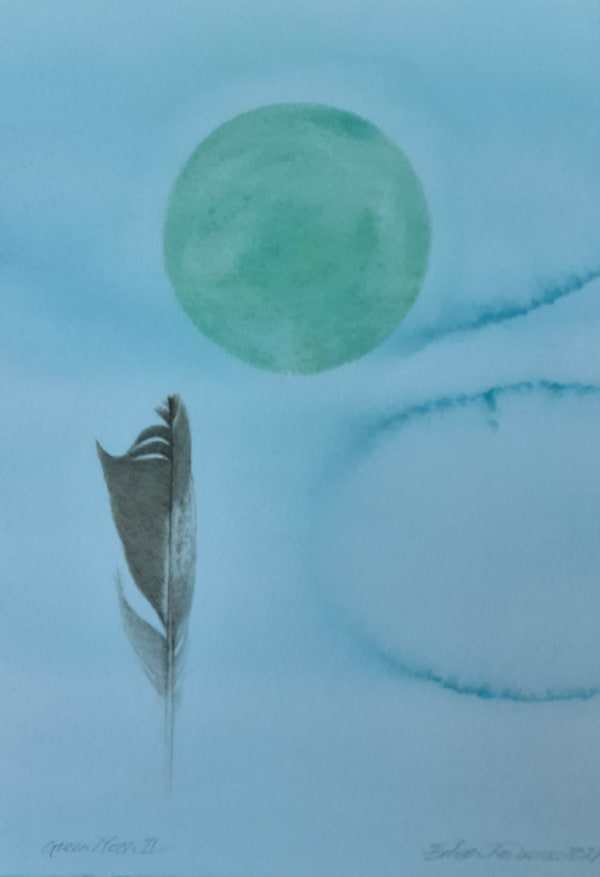 Eileen Lawrence RSA, Green Moon ll