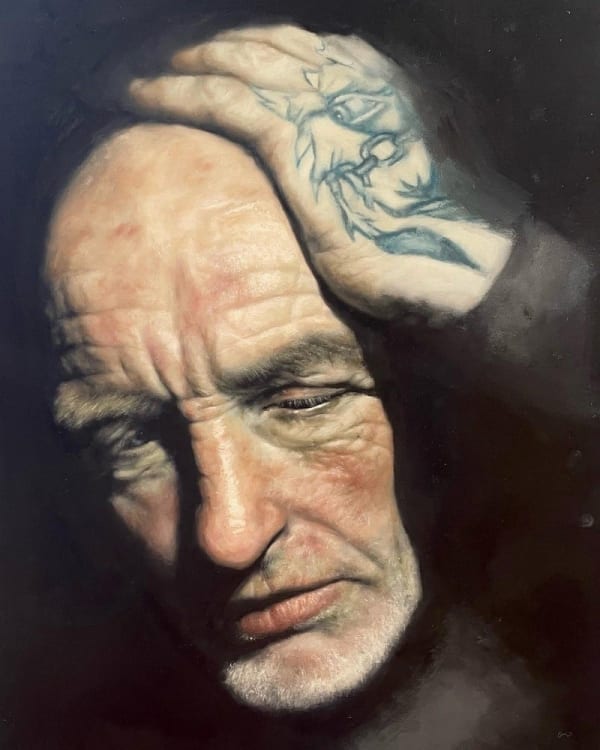 Amy Odlum Irish, 2024 Oil on paper 42 x 29 cm
