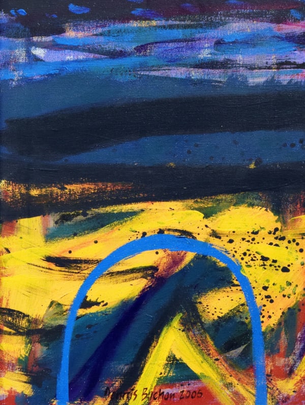 Dennis Buchan RSA Quay Quartet II, 2005 Acrylic on canvas 61.5 x 46 cm