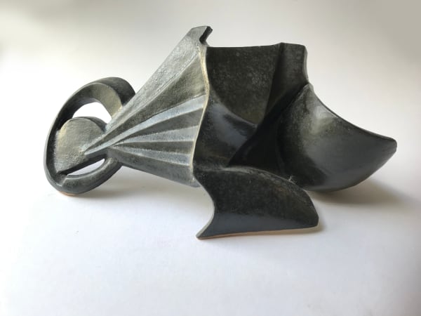 Frank Pottinger RSA Untitled (Black Ceramic) Glazed ceramic