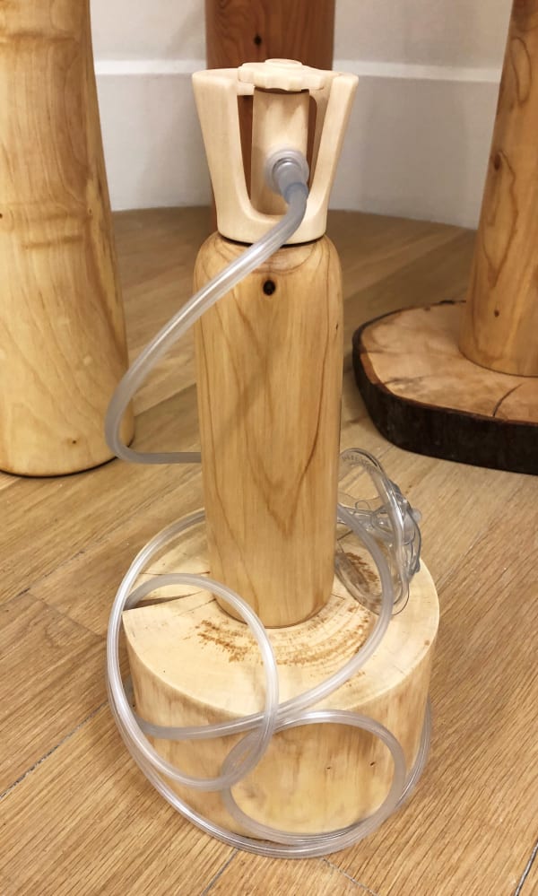 Santiago Del Pozo XXS Co2 Canister Recycled wood: Ash 26 x 7 x 7 cm