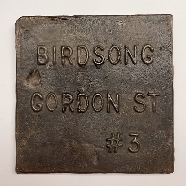 Rachel McClure Birdsong II, 2022 Cast Iron 20 x 20 x 1 cm