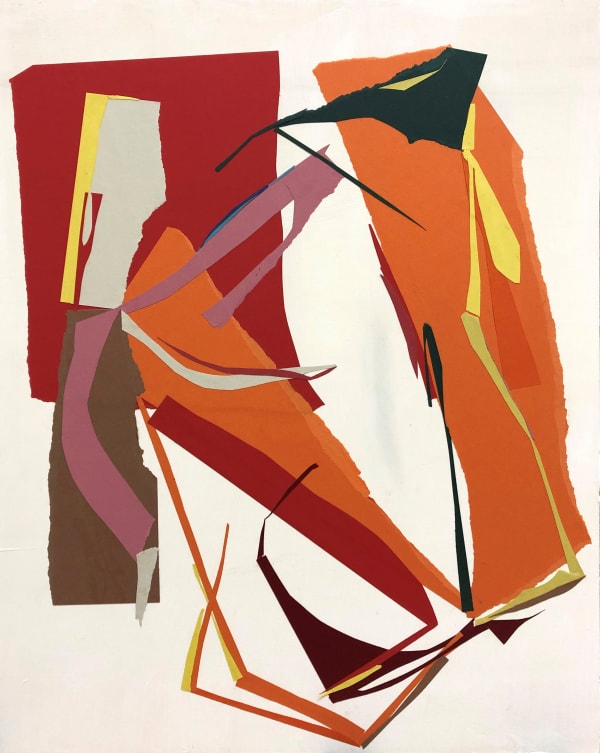 Agnes Brook-Sulman Fine Cuts (3), 2024 Paper on wood panel 61 x 76 cm