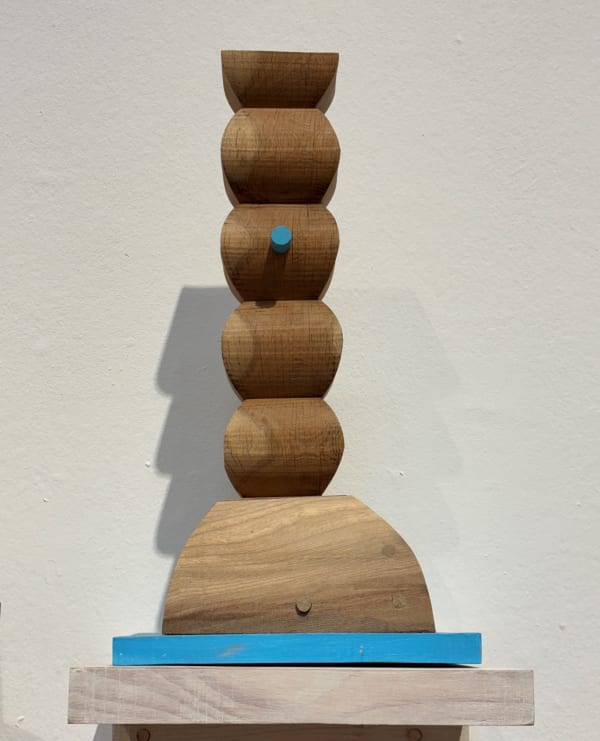 Doug Cocker RSA Little Monuments 16, 2025 Painted wood 30 x 50 x 29 cm