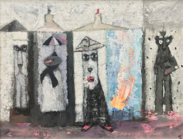 Alexander Fraser RSA Gable Ends, 2014 Oil on canvas 35.5 x 46 cm