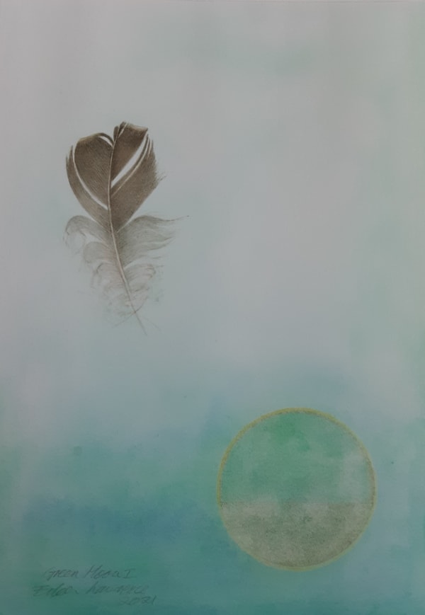 Eileen Lawrence RSA, Green Moon l