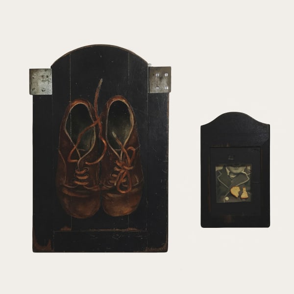 Alicja Rodzik Crumbs, 2021 Mixed media 26 x 17 cm / 17 x 10 cm