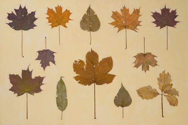 James H Fairgrieve RSA All the leaves Acrylic 91.5 x 61 cm