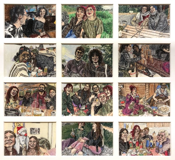 Summer Mapplebeck This Must Be The Place Coloured pencil and gloss varnish on cold pressed paper 46 x 40.5 cm