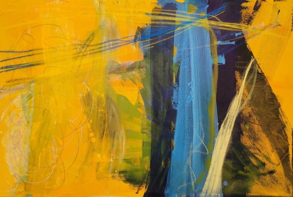 Alice Wilson Abstract 46, 2024 Mixed media on canvas 54.5 x 75