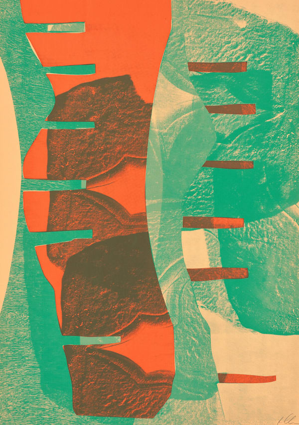 Rosalind Lawless Candleriggs II, 2024 Screenprint on Somerset satin 410 gsm paper 69.5cm x 49.6cm