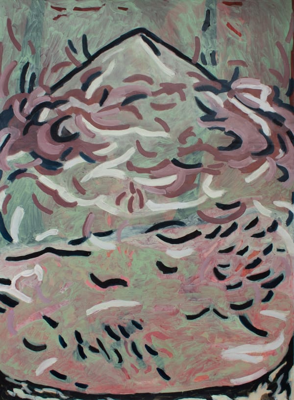 Joanna Holisz Linking Oil on paper 51 x 68 cm