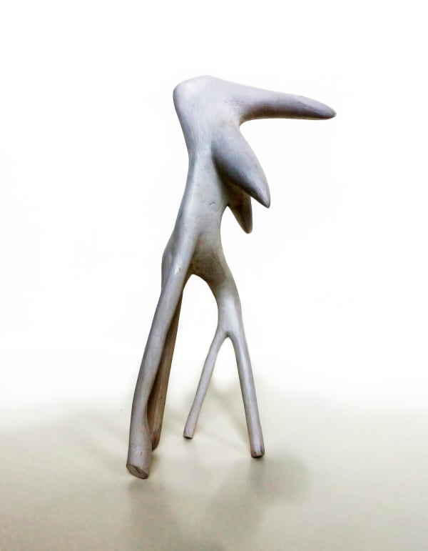 Frances Pelly RSA Winter Beast III Painted willow 25cm