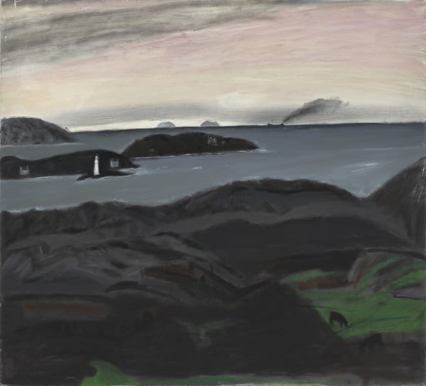 Dame Elizabeth Blackadder RSA Scalpay, Looking Towards the Shiant Islands, 1977 Oil on canvas
