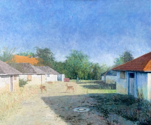 Mathieu Cardosi Olympic Village, Elstal Oil on board 60 x 73 cm