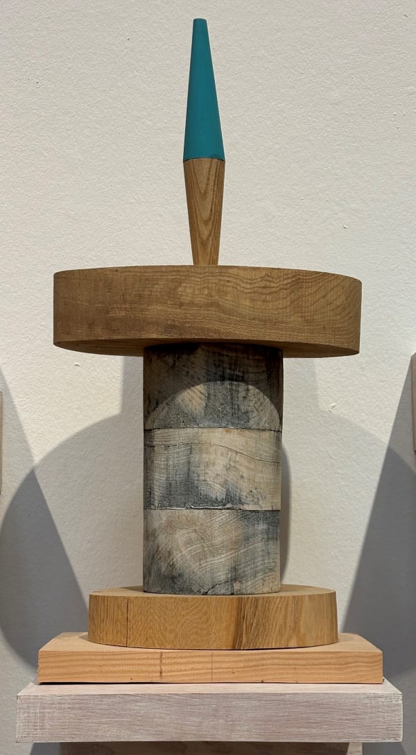 Doug Cocker RSA Little Monuments 13, 2025 Painted wood 30 x 50 x 29 cm