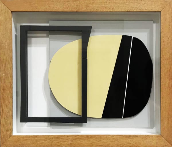 Doug Cocker RSA Eclipse, 2020 Painted wood construction 52 x 43 x 6 cm