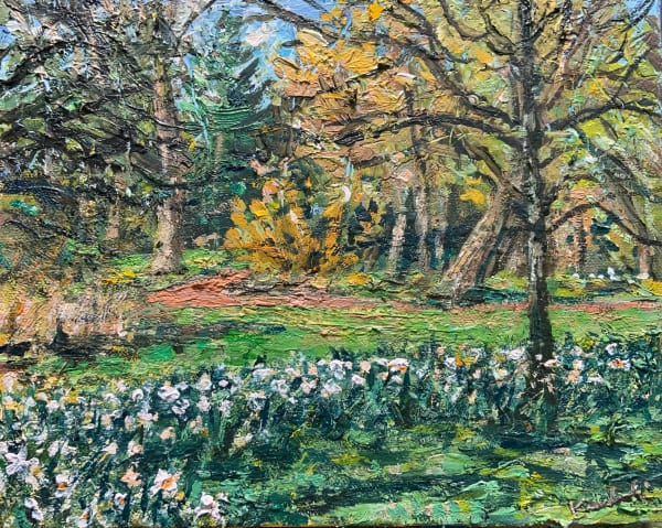 Henry Kondracki RSA Botanical Gardens Oil on canvas 20 x 25 cm