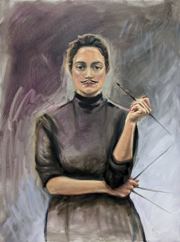 Kirstin Mackinnon Shaving it for Later, 2024 Oil on canvas 60 x 80 cm