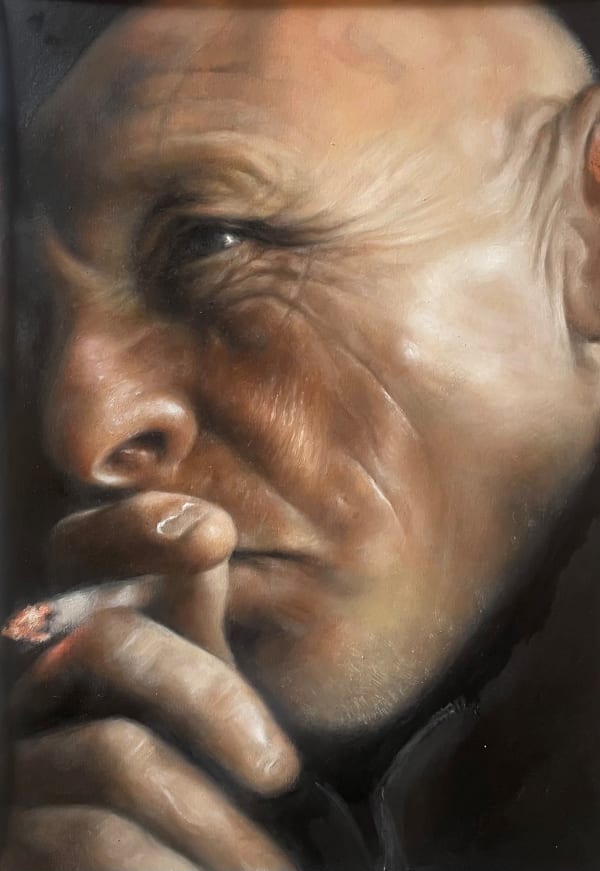 Amy Odlum Valediction, 2024 Oil on paper 49 x 37 cm