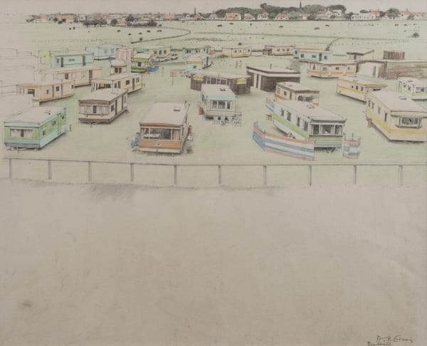 David Evans RSA Beadnell, Northumberland 30th/31st August, 1998 Pencil on paper 60 x 67 cm