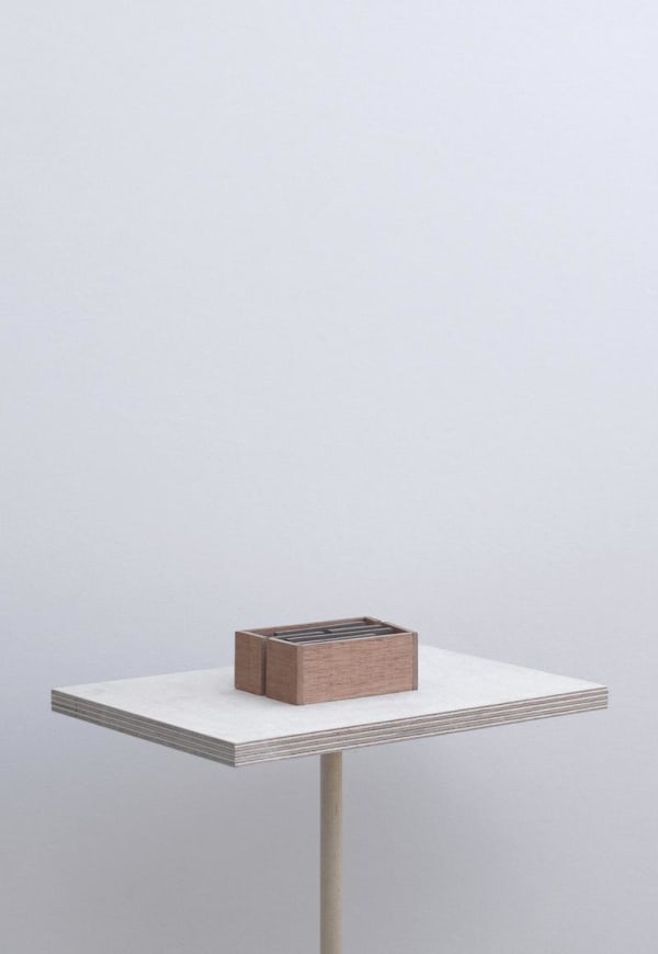 James Faulds and Tom Stark Brokenness Chapel, 2020 Walnut, sapele 16.5 x 24.5 cm