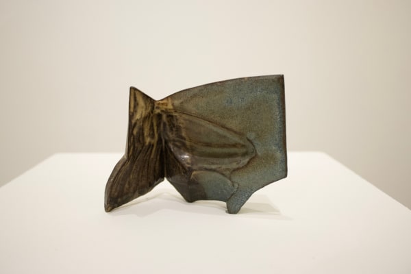 Frank Pottinger RSA Untitled (Folded Shape) Glazed ceramic 9 x 12 x 4.5 cm
