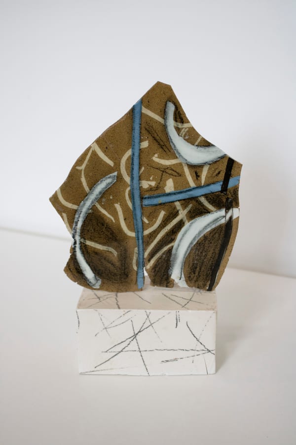 Frank Pottinger RSA Bird Scarer Ceramic 21.5 x 15 x 6.5 cm