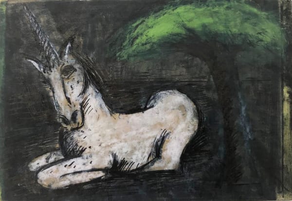 James Castle RSA Twilight, 2021 Mixed media 9 x 13 cm