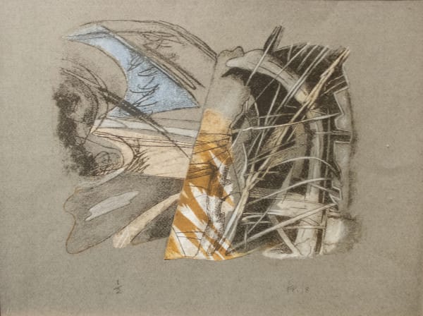 Frank Pottinger RSA Day, 2018 Lithograph with chine collé 33 x 42.5 cm Edition of 2