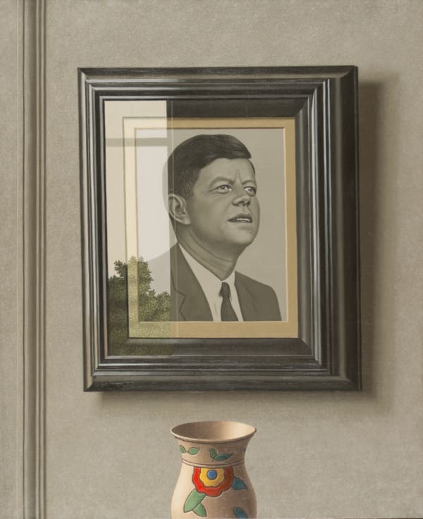 David Evans RSA Happy Birthday Mr President Oil on canvas 81 x 66 cm