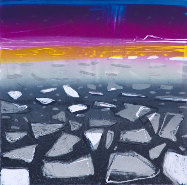 Barbara Rae RSA, Ice Near Bellot Strait