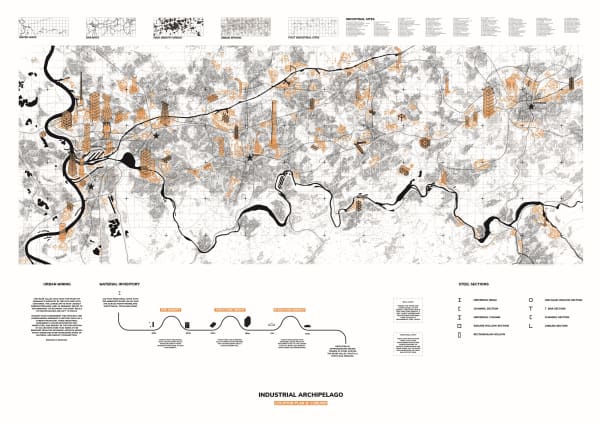 Brendan Kerrisk Sins of the Father - Industrial Archipelago, 2024 Digital illustration 59.5 x 84 cm Edition of 10