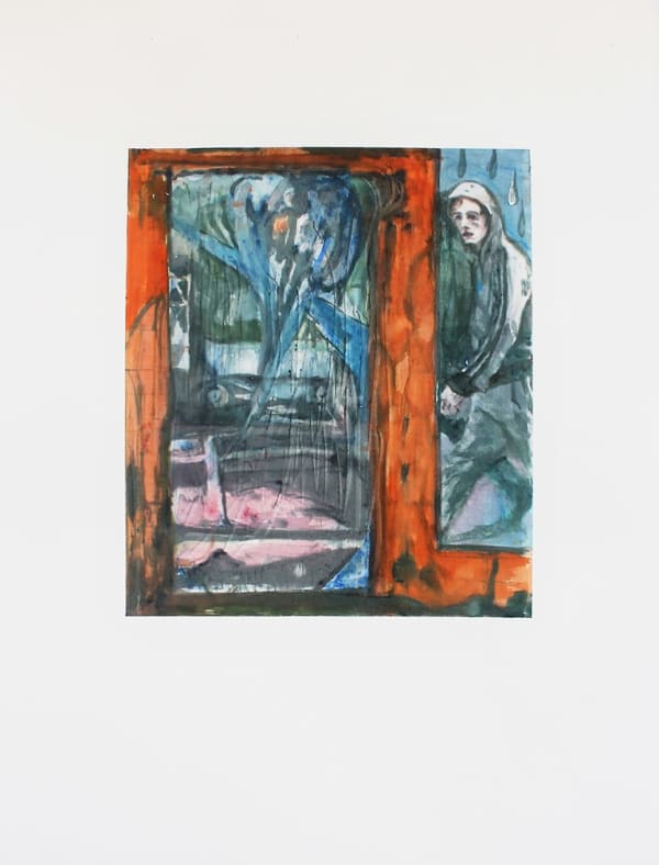 Sam Drake Foundation, 2020 Gouache silkscreen monotype on BFK Rives 72 x 56 cm