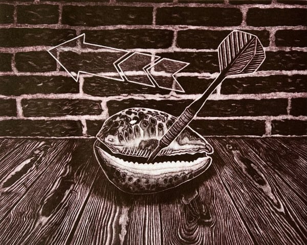 Ade Adesina RSA Frolic, 2025 Mezzotint 24 x 30 cm Edition of 30