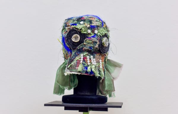 Kiera Saunders Meleze, 2021 Mask - textiles 26 x 54 cm - x small