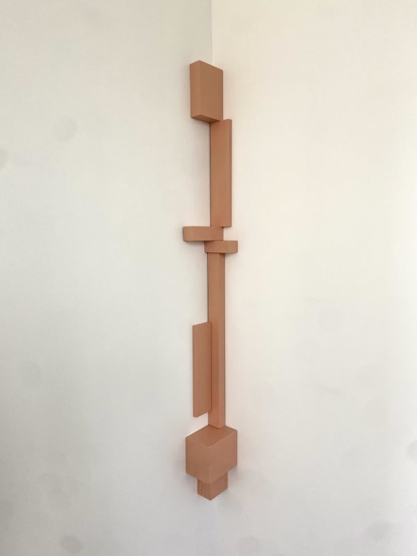 David Watson C4, 2024 Oak, Birch, Medium density fibre board. Lacquer 110 x 11 x 8 cm Edition of 5